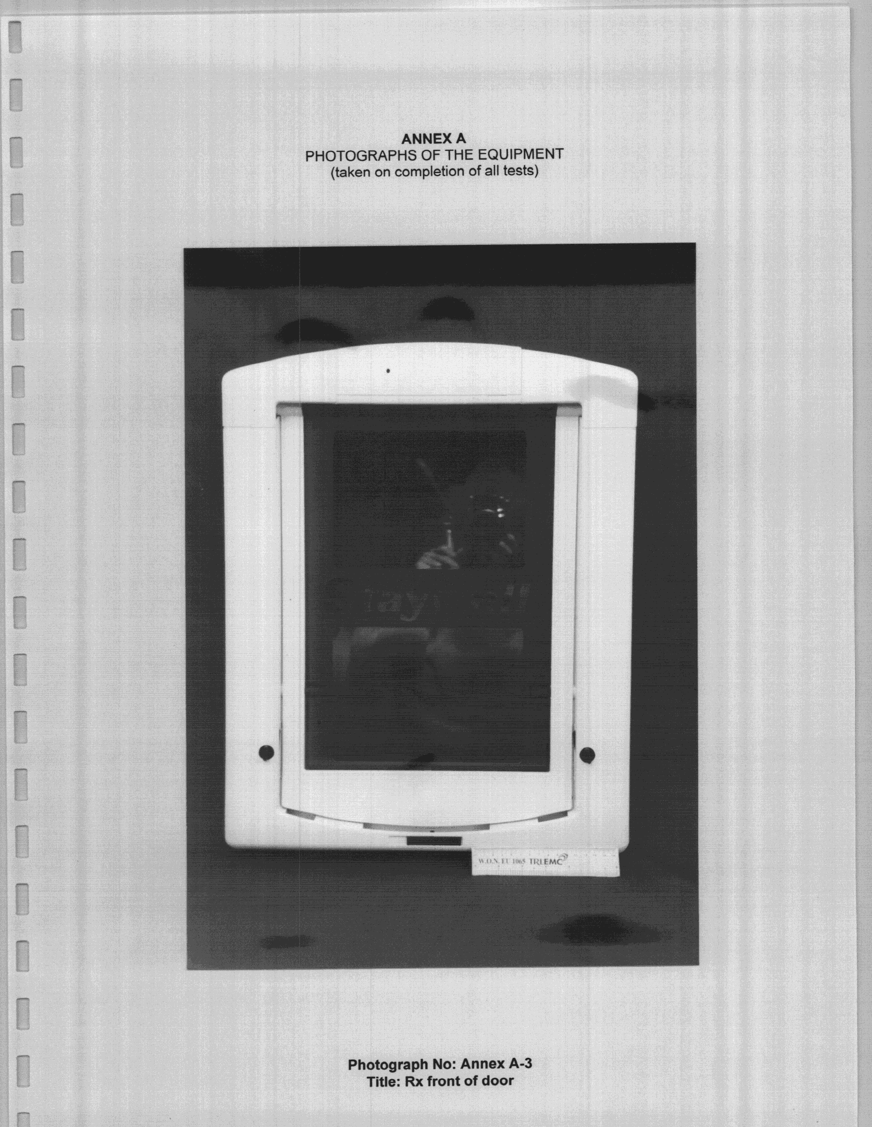 Electronic Security Dog Door Receiver - FCC ID N2YN051US - Reilor Inc. (2)