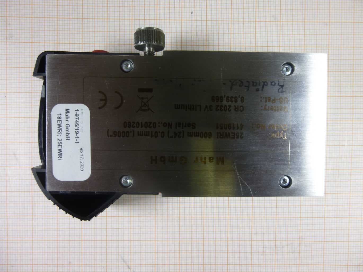 Digital Caliper / Universal Caliper - FCC ID N33MC1825EWRI - Mahr GmbH