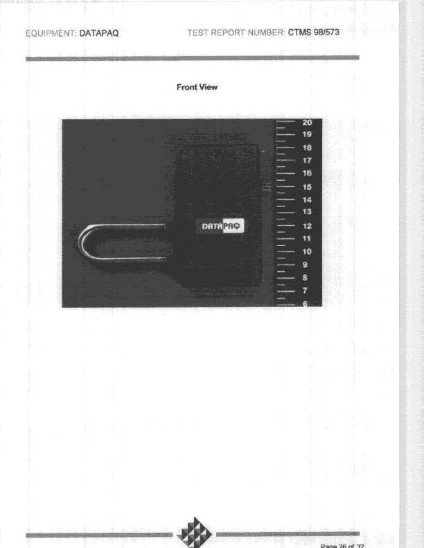 TNB - Licensed Non-Broadcast Station Transmitter - FCC ID N3KTX1000A - Datapaq Incorporated (2)