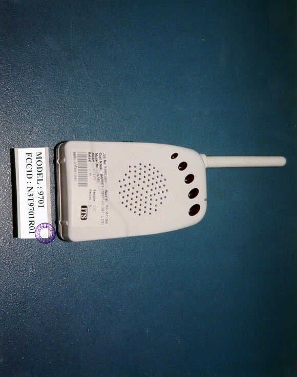 Baby Monitor Receiver - FCC ID N3T9701R01 - Barney Technology Limited