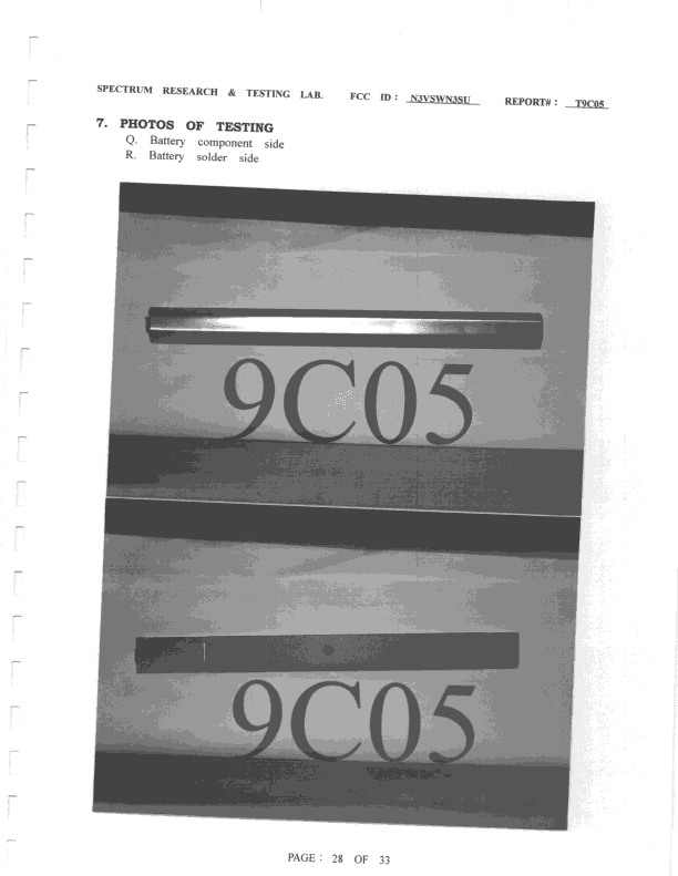 JBP - Part 15 Class B Computing Device Peripheral - FCC ID N3VSWN3SU - Avigramm Technologies Corporation (2)