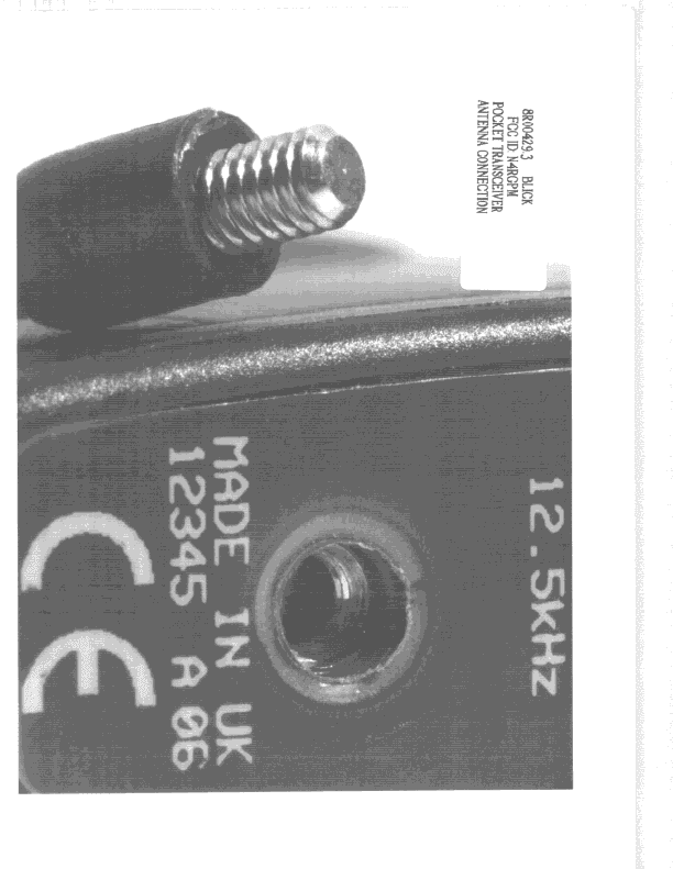 TNB - Licensed Non-Broadcast Station Transmitter - FCC ID N4RGPM - Blick Communications Ltd. (1)