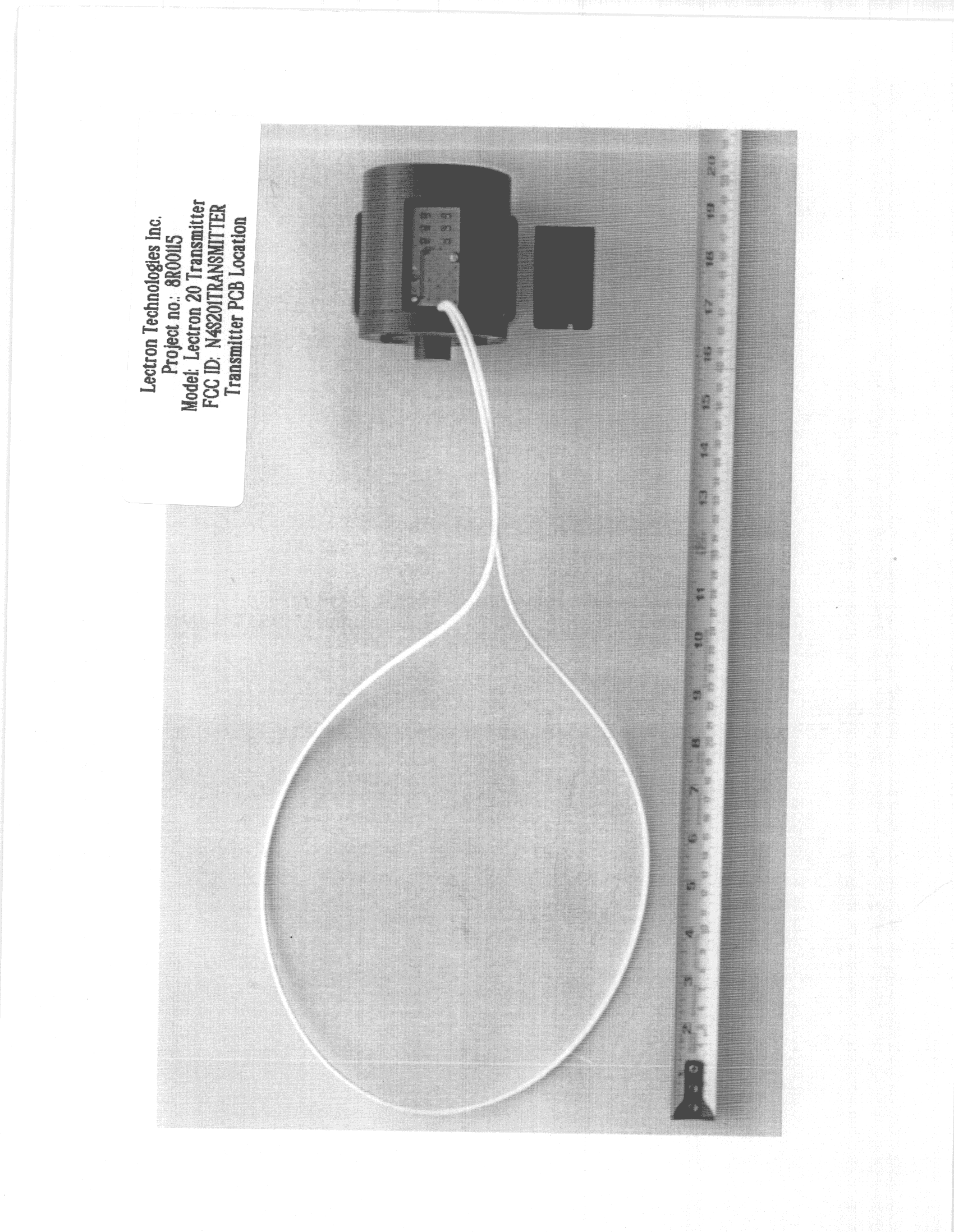 DSC - Part 15 Security/Remote Control Transmitter - FCC ID N4S201TRANSMITTER - Lectron Technologies Inc.