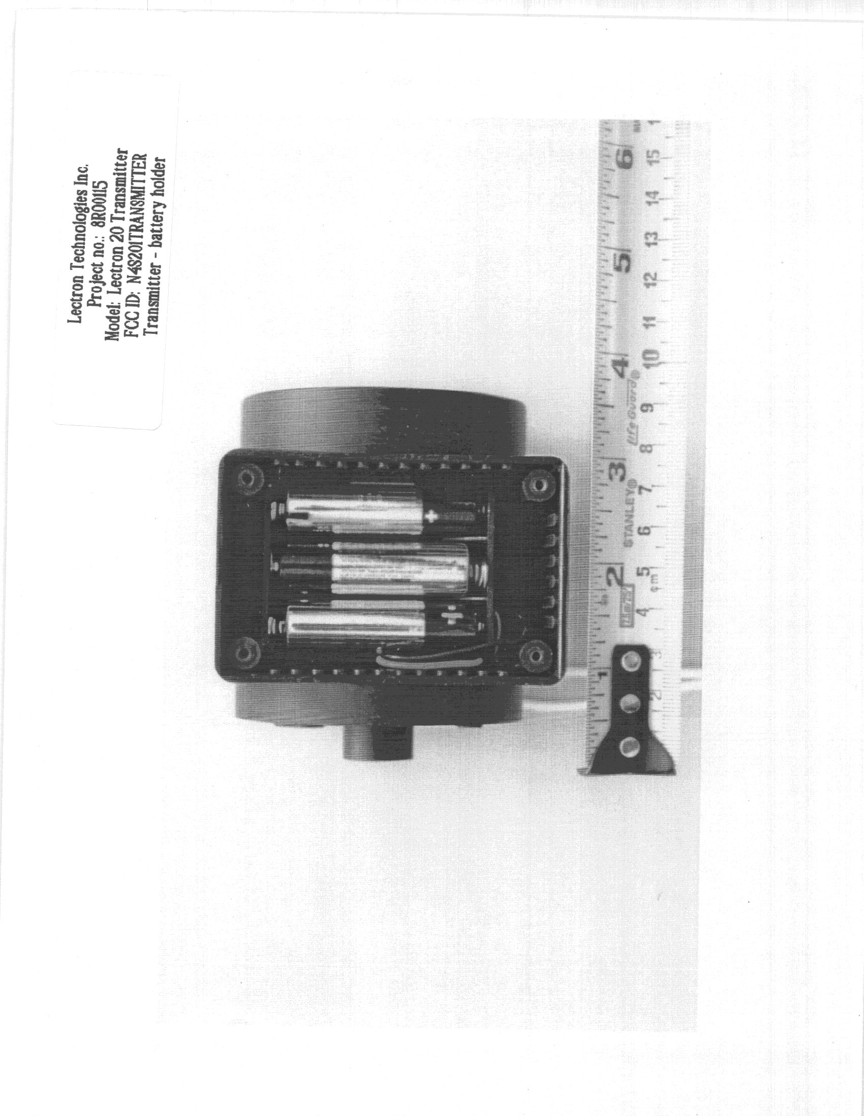 DSC - Part 15 Security/Remote Control Transmitter - FCC ID N4S201TRANSMITTER - Lectron Technologies Inc. (2)