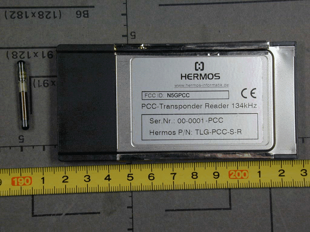 PCC Transponder Reader 134 kHz - FCC ID N5GPCC - Brooks Automation Inc.