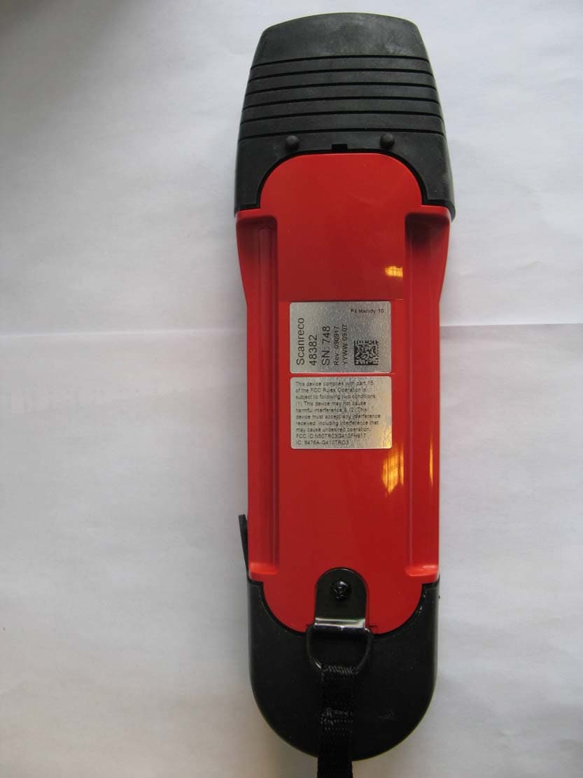 Remote Control - Portable Control Unit Handy - FCC ID N5OTR03G410FH917 - Scanreco AB (2)