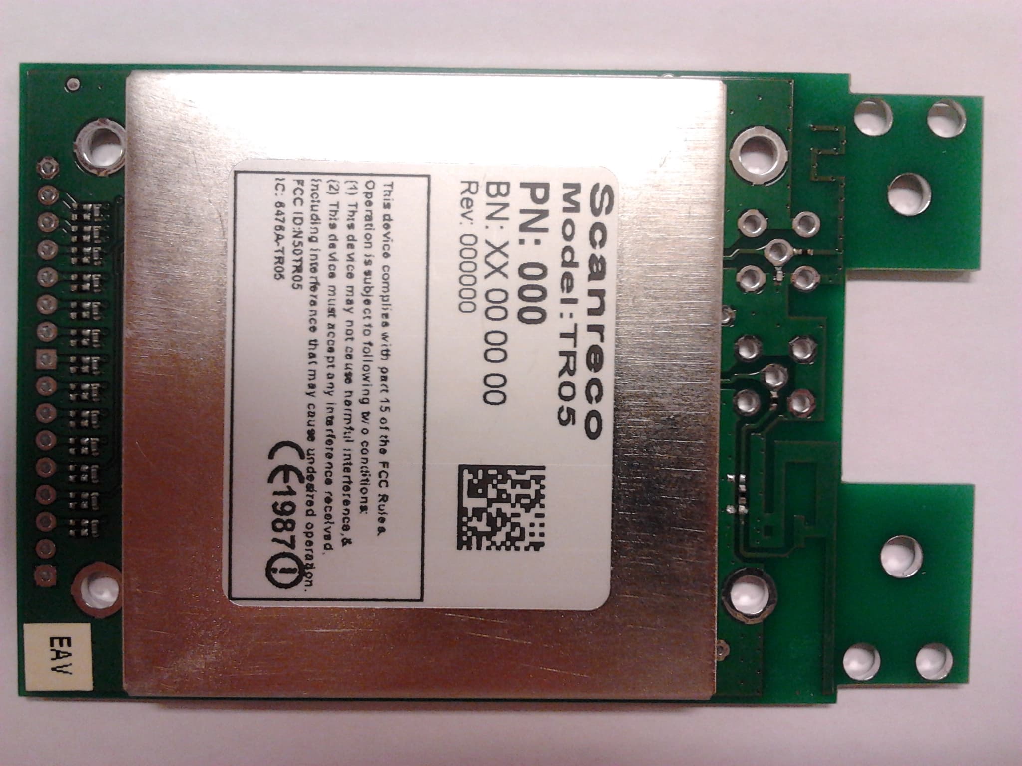 2.4 GHz Transceiver - FCC ID N5OTR05 - Scanreco AB