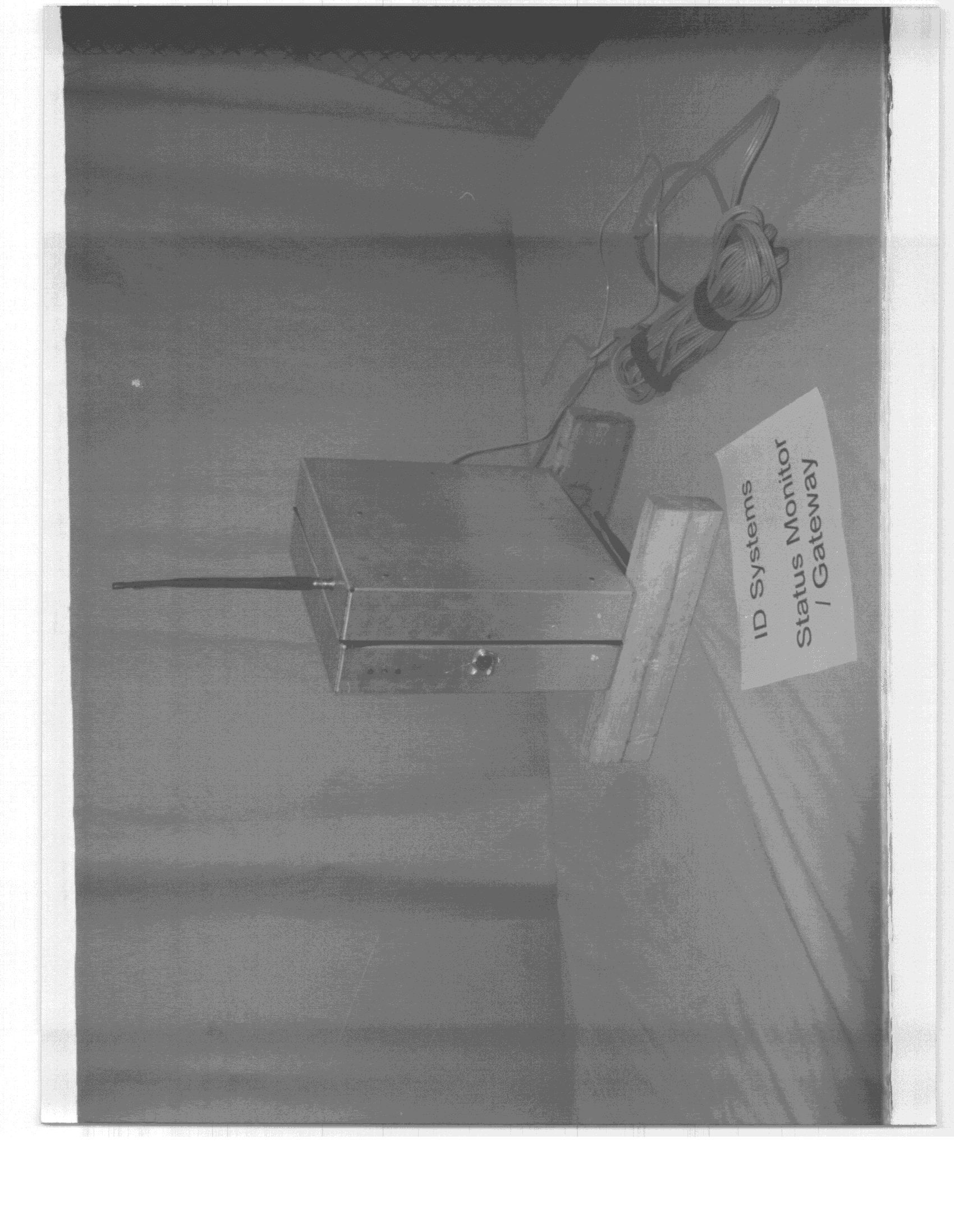 DXX - Part 15 Low Power Communication Device Transmitter - FCC ID N5VIDS01 - I.D. Systems Inc.