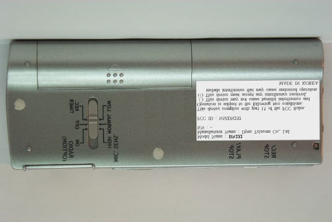 Digital Voice Recorder - FCC ID N5ZDN232 - Dyne Telecom Co Ltd