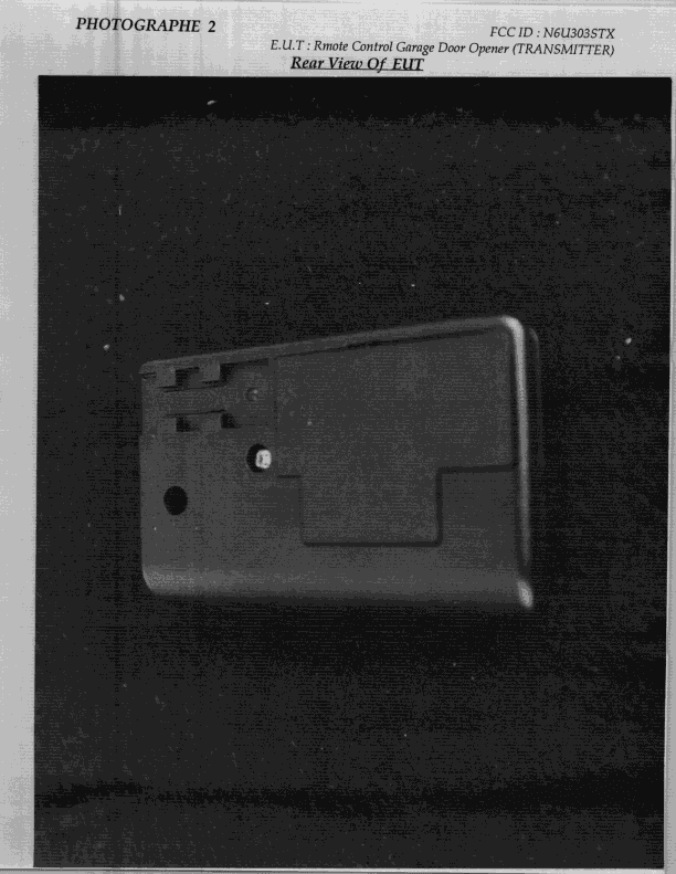DSC - Part 15 Security/Remote Control Transmitter - FCC ID N6U303STX - GUARDIAN SHANGHAI CORP. (2)