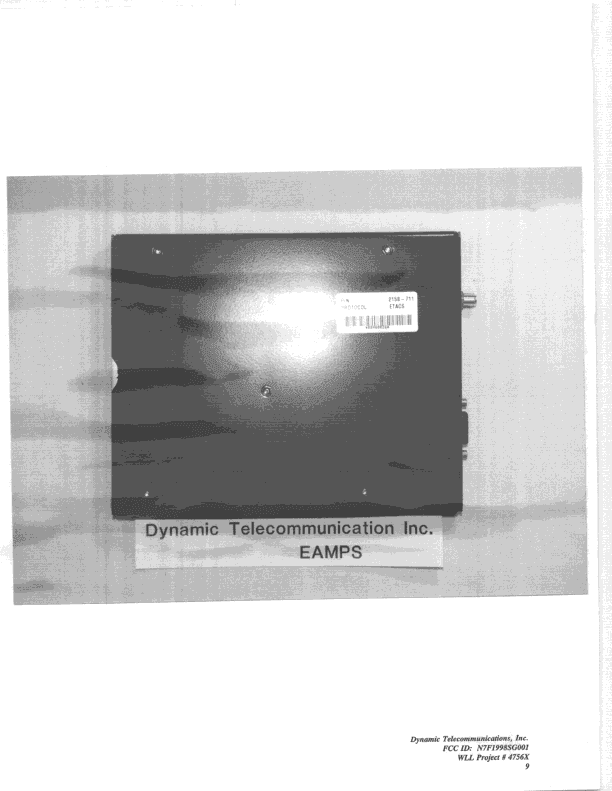 CSR - Scanning Receiver - FCC ID N7F1998SG001 - Dynamic Telecommunications Inc. (2)