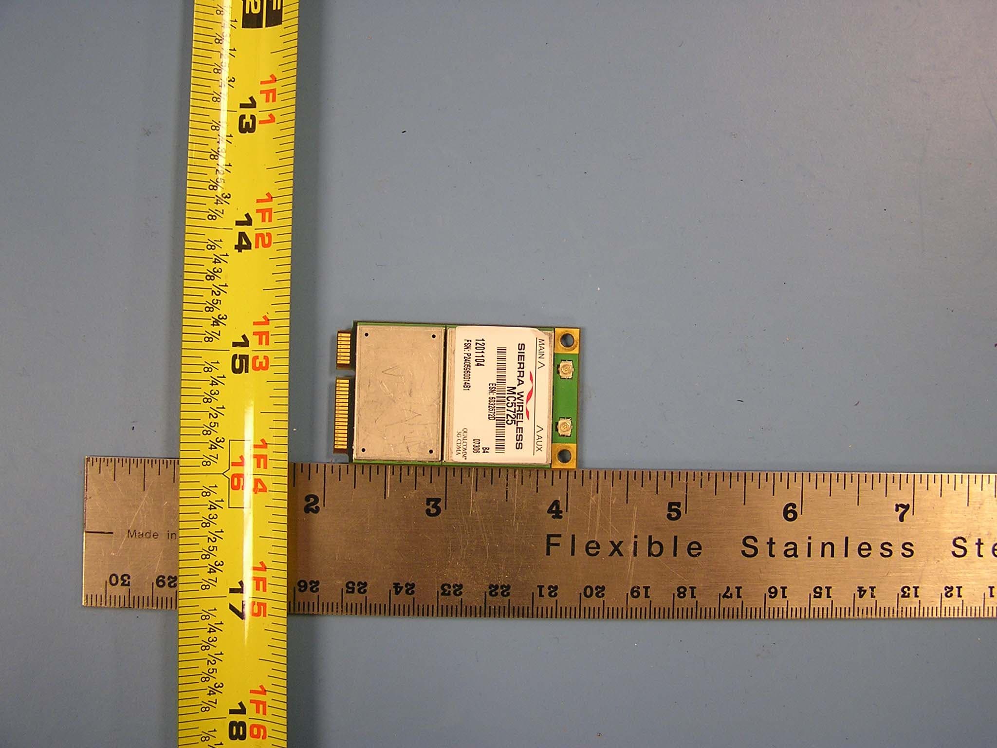 EVDO Mini-PCI Express Card CDMA Modem Module - FCC ID N7N-MC5725 - Sierra Wireless, ULC (2)