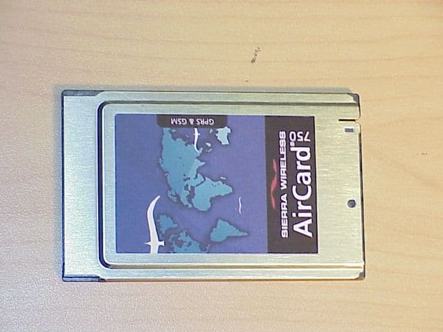 GSM PCS1900 PCMCIA Card - FCC ID N7NAC750 - Sierra Wireless, ULC