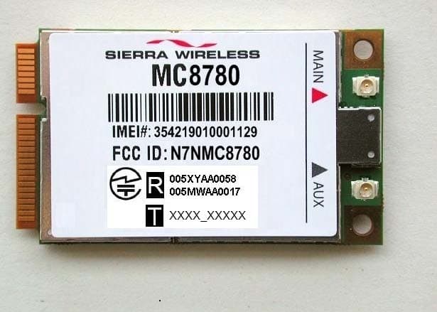 850/900/1800/1900/2100 MHz Multi-band Module - FCC ID N7NMC8780 - Sierra Wireless, ULC