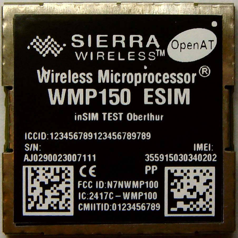 GSM Module - FCC ID N7NWMP100 - Sierra Wireless, ULC