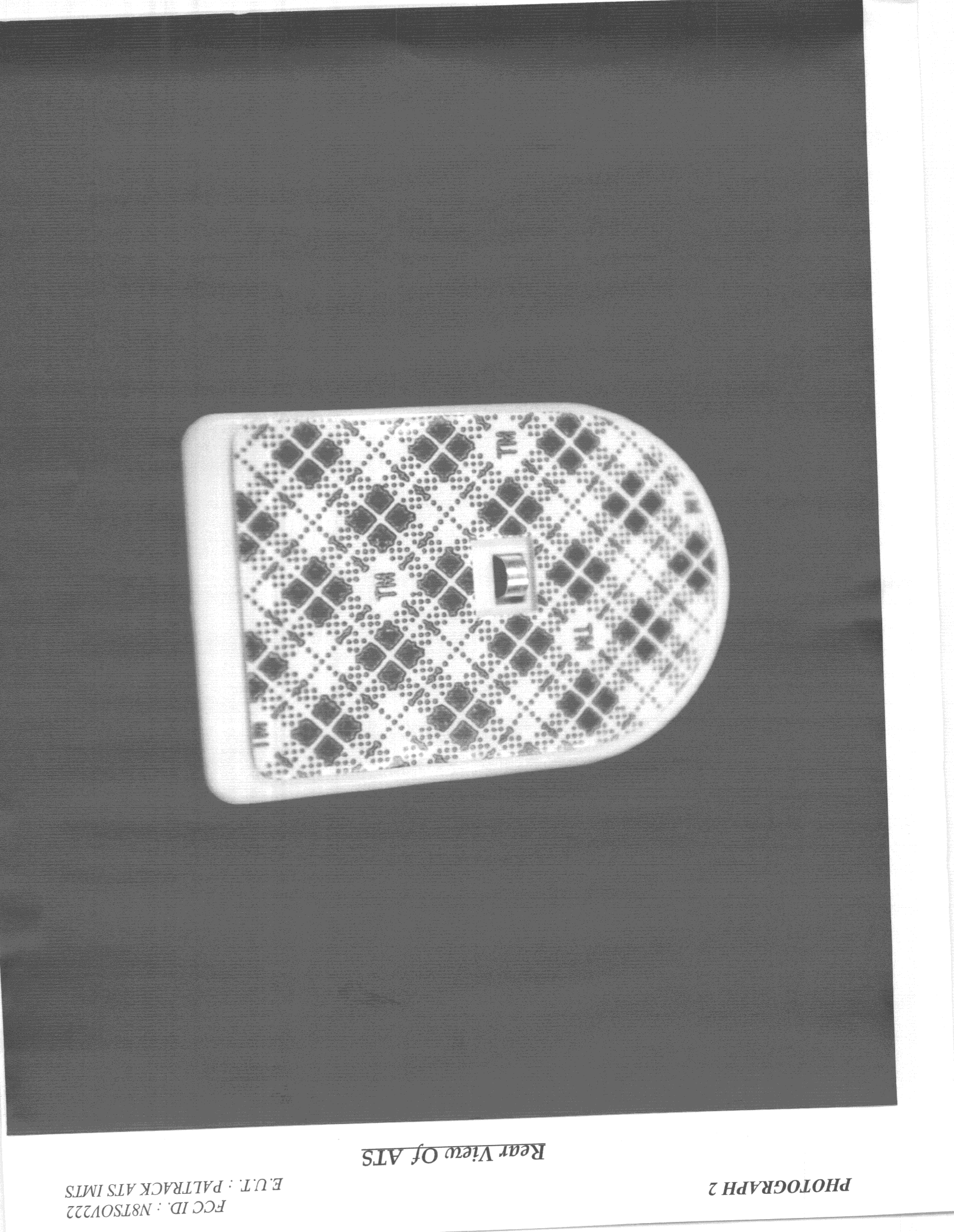 DSC - Part 15 Security/Remote Control Transmitter - FCC ID N8TSOV222 - Sovereign Tracking Systems, L.L.C.