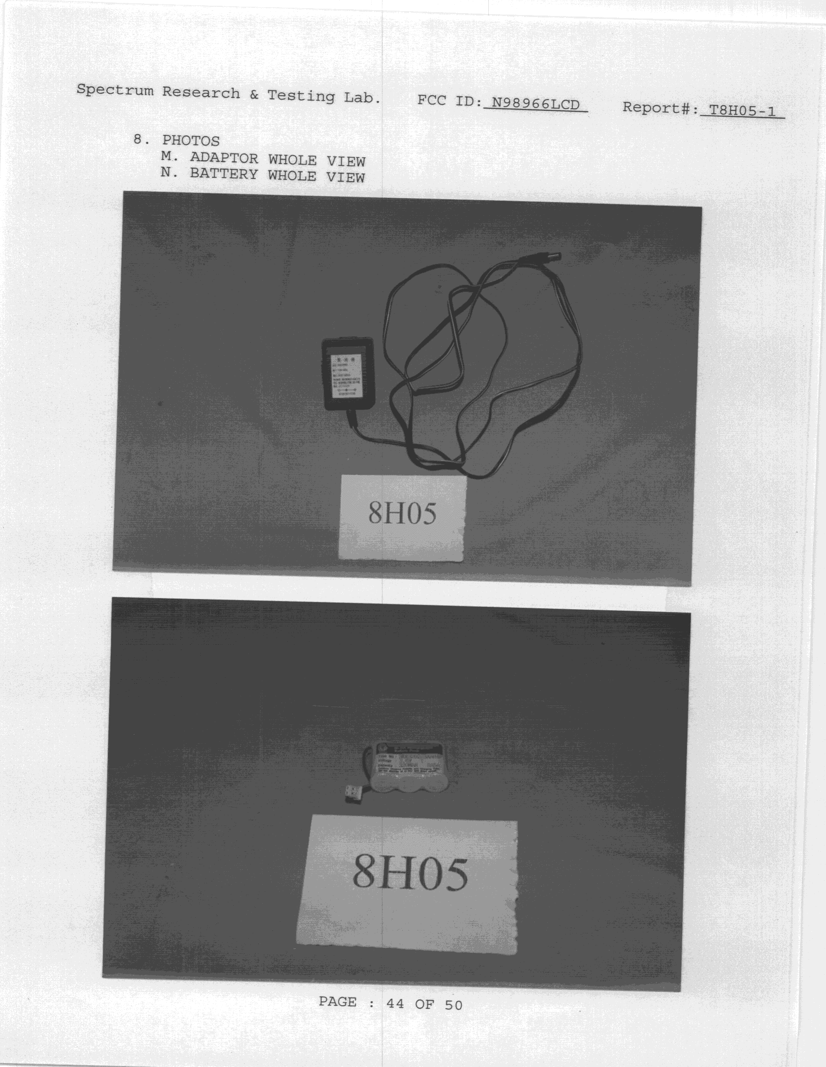 ETS - Part 15 Cordless Telephone System - FCC ID N98966LCD - Chincowell Industries Co Ltd (5)