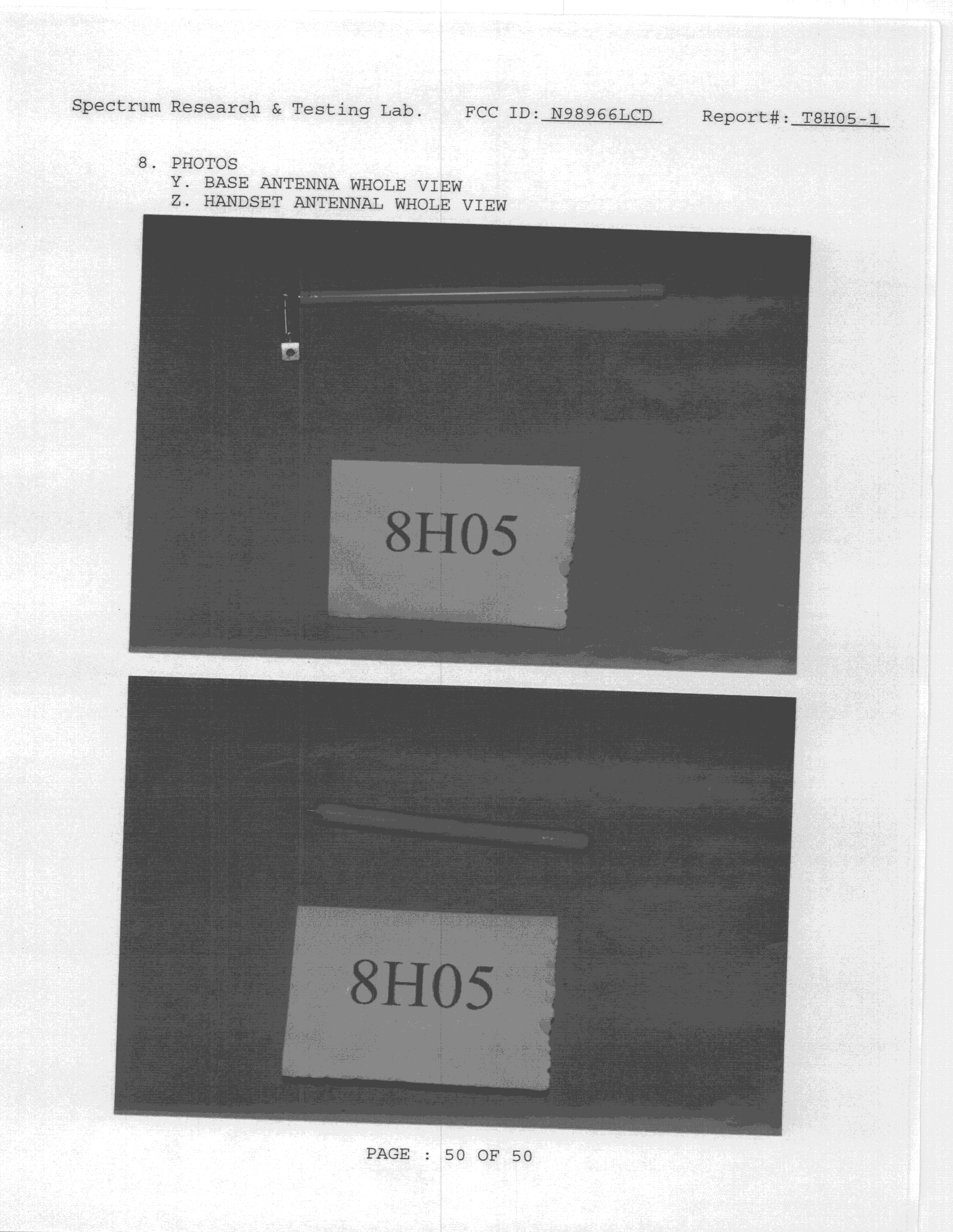 ETS - Part 15 Cordless Telephone System - FCC ID N98966LCD - Chincowell Industries Co Ltd (1)