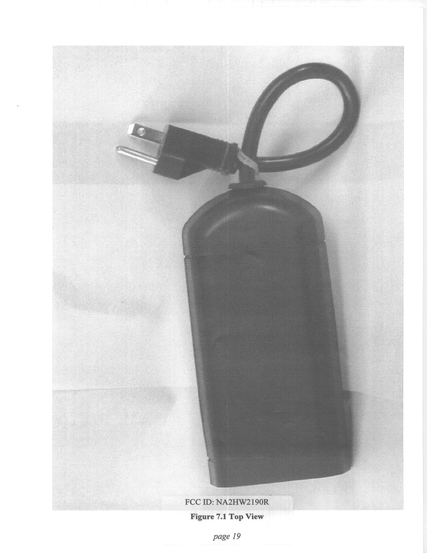 Wireless Outdoor Light Control Receiver - FCC ID NA2HW2190R - Thomas & Betts Corporation