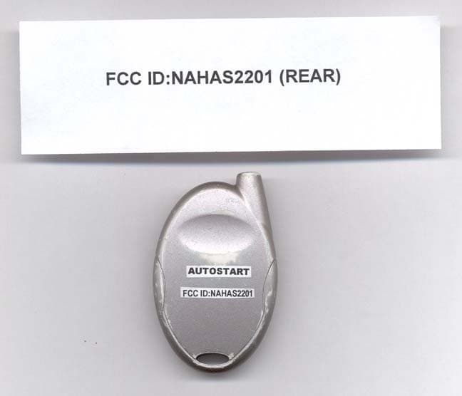 TRANSMITTER - FCC ID NAHAS2201 - Autostart (2)
