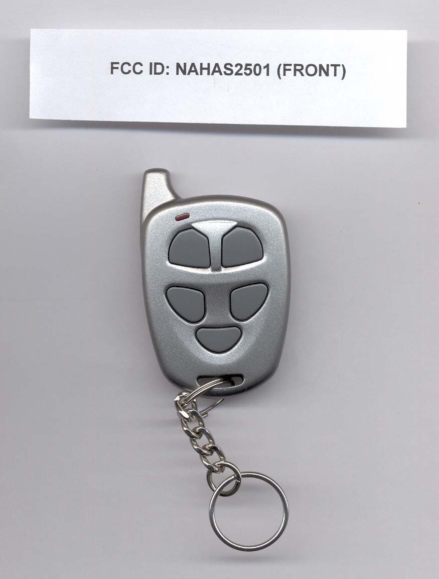 REMOTE CONTROL TRANSMITTER - FCC ID NAHAS2501 - Autostart (2)