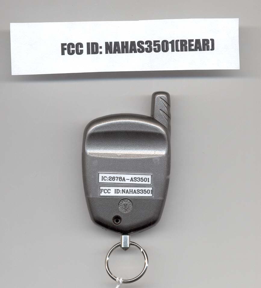 SECURITY TRANSMITTER - FCC ID NAHAS3501 - Autostart (2)