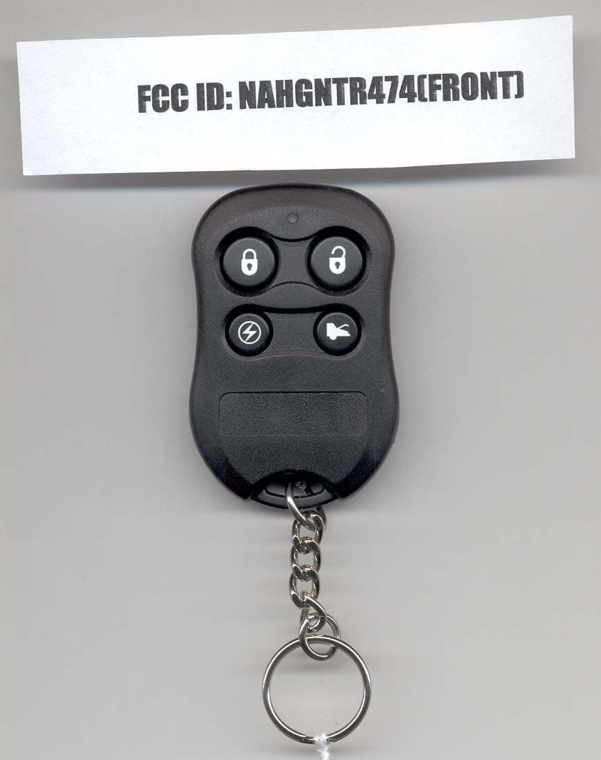 DECURITY TRANSMITTER - FCC ID NAHGNTR474 - Autostart (2)
