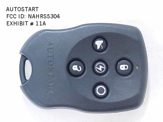 DSC - Part 15 Security/Remote Control Transmitter - FCC ID NAHRS5304 - Autostart