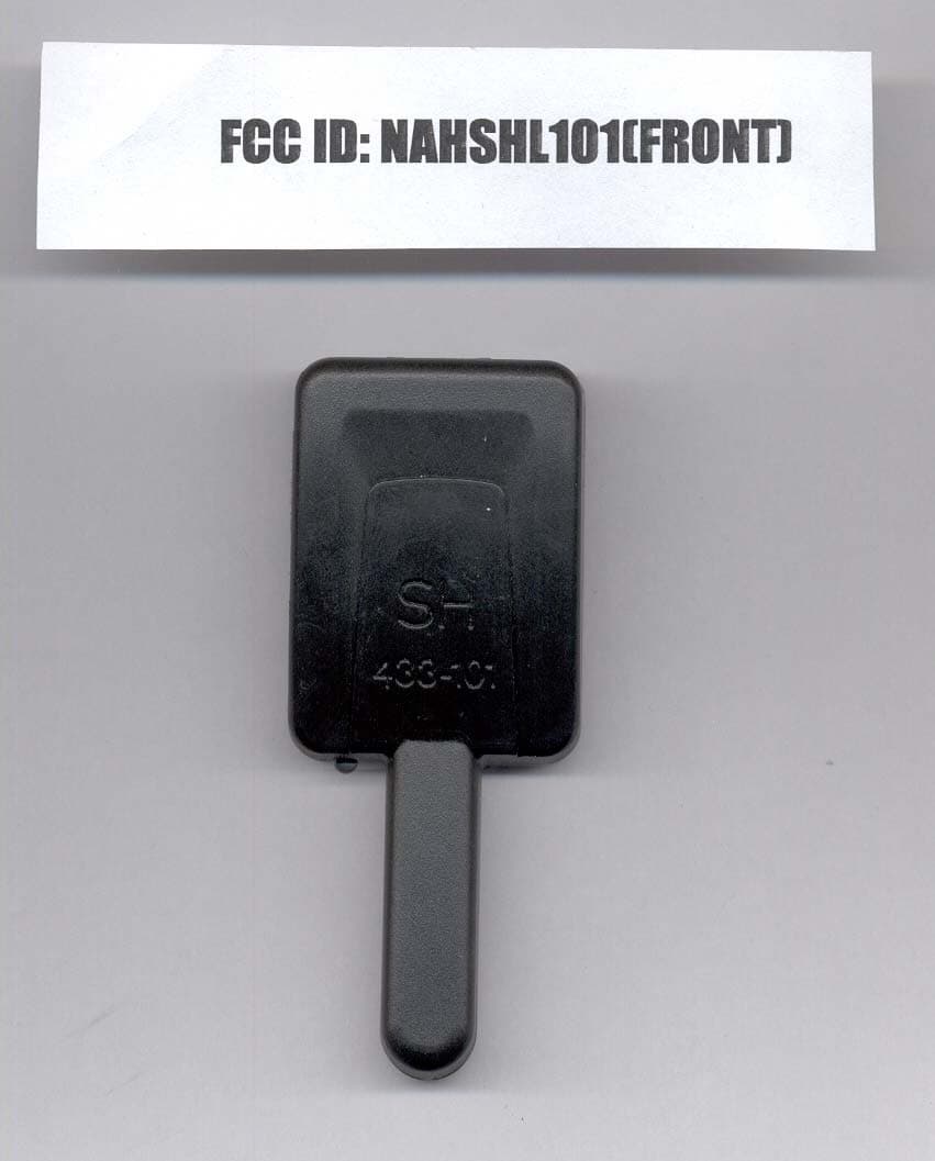 SECURITY RECEIVER - FCC ID NAHSHL101 - Autostart