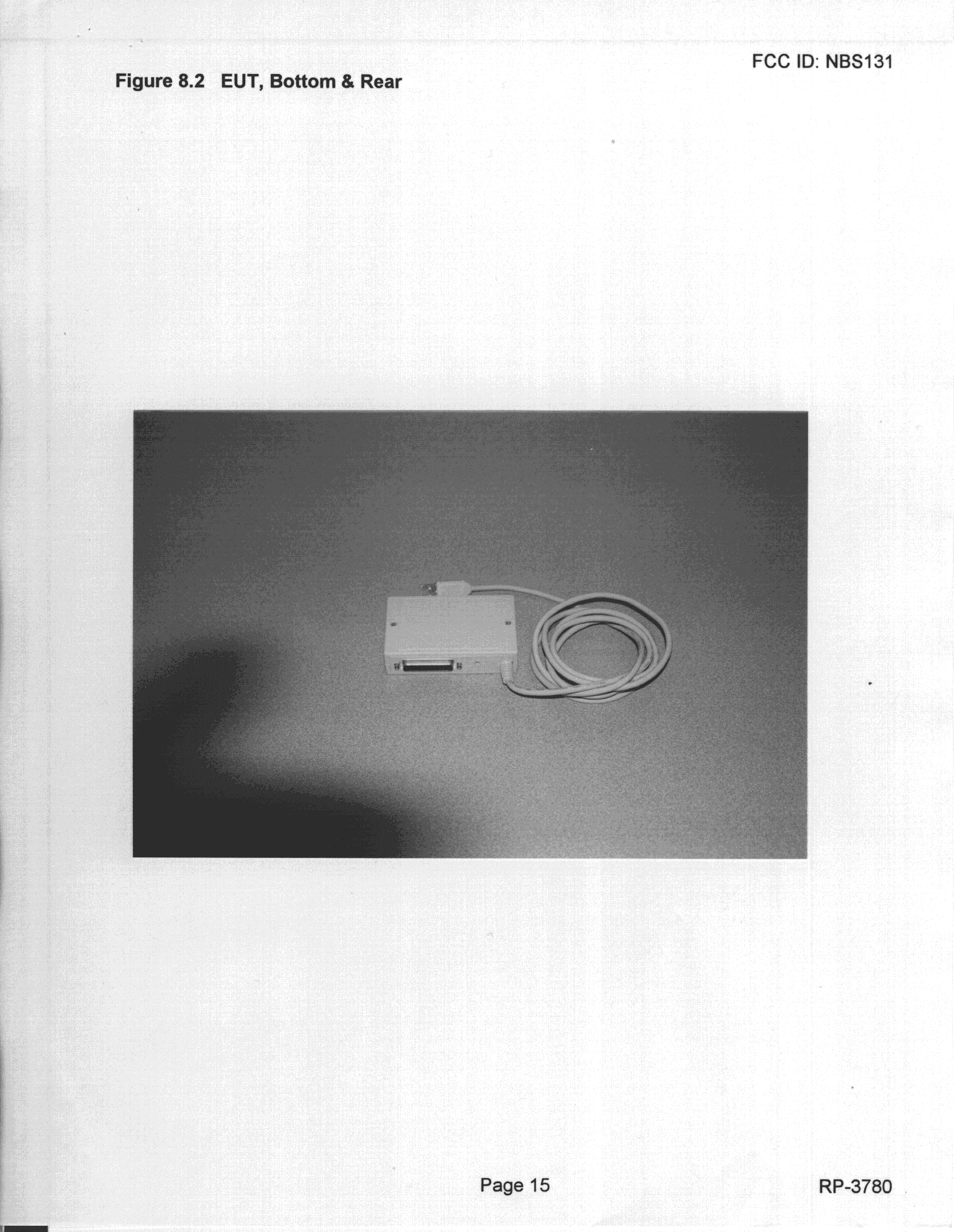 JBP - Part 15 Class B Computing Device Peripheral - FCC ID NBS131 - Central Data Corporation