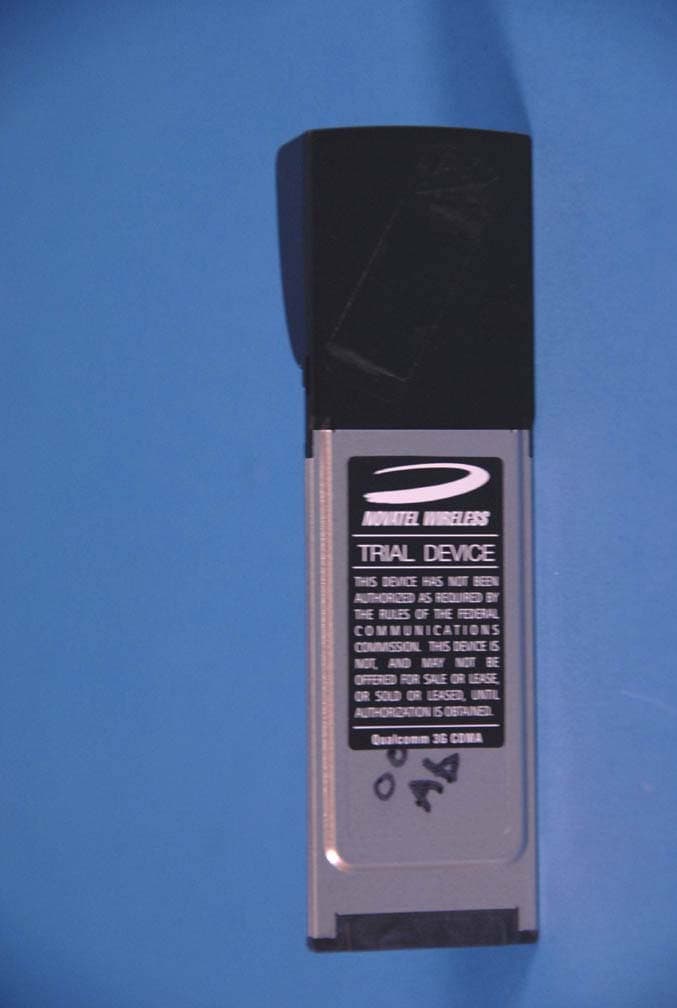 Cellular/ PCS CDMA and WiMAX PC Card/ Express Card Transceiver - FCC ID NBZNRM-CC208 - Novatel Wireless, Inc. (3)
