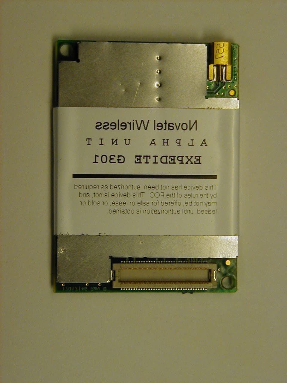 PCS OEM Module - FCC ID NBZNRM-EG301 - Novatel Wireless, Inc. (2)