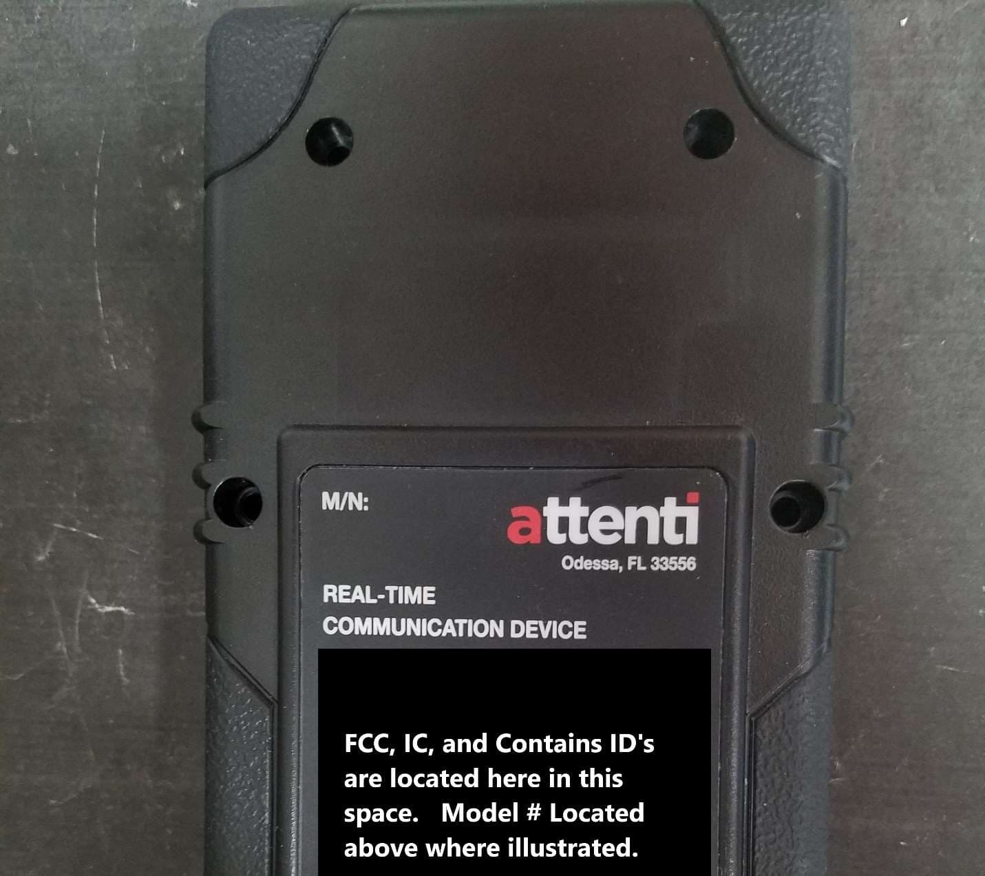 GPS Tracking System (RTC) - FCC ID NC3-24074AVL - Allied Universal Electronic Monitoring US, Inc.