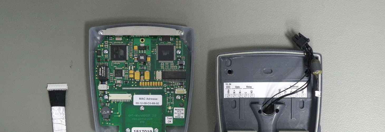 Access Control Terminal, Access Control Terminal with Biometry - FCC ID NC4-GEA1150002A - Gantner Electronic GmbH