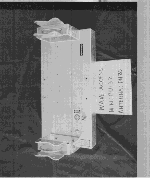 Point -to-Multipoint WLAN - FCC ID NCACU132V100NWUS - WaveAccess Ltd