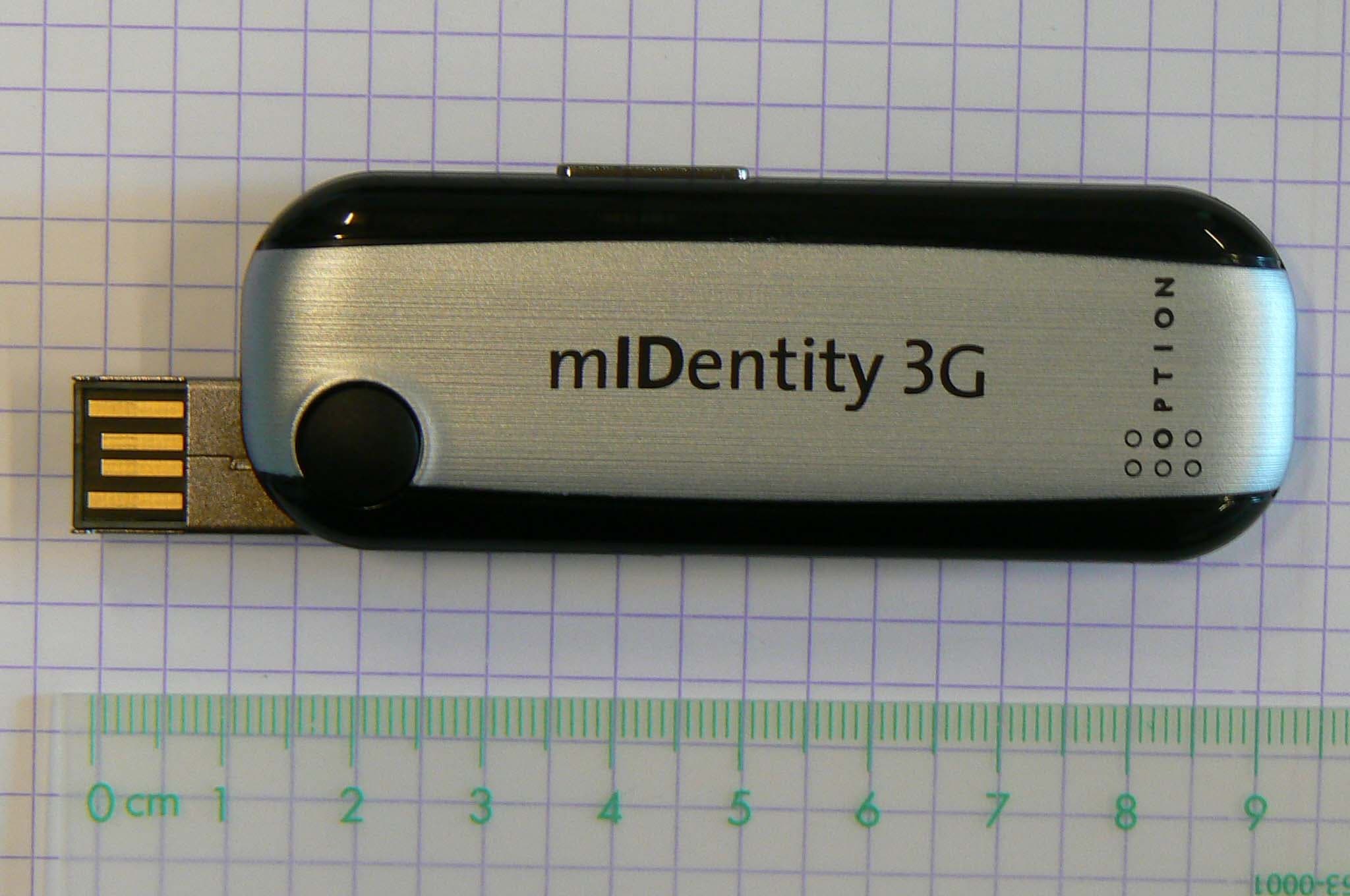 Quadband GSM/GPRS/EDGE Triband UMTS/HSDPA/HSUPA USB Modem - FCC ID NCMOGI0653 - Option (Crescent NV) (5)