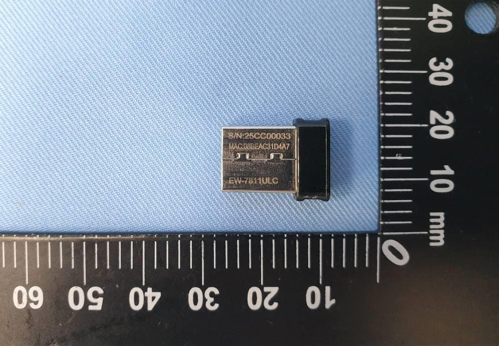 AC600 Dual-Band Nano USB Adapter with WIFI - FCC ID NDD9578112202 - Edimax Technology Co Ltd