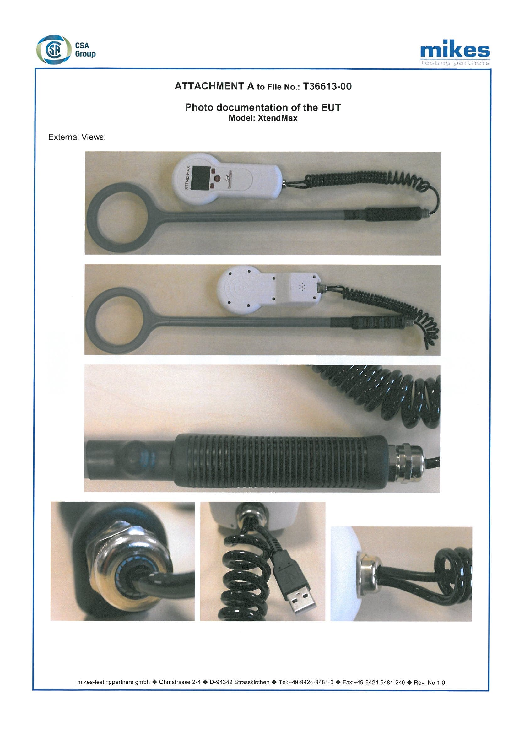 RFID Handheld Reader for Animal Identification - FCC ID NDX-XTENDMAX - Datamars SA