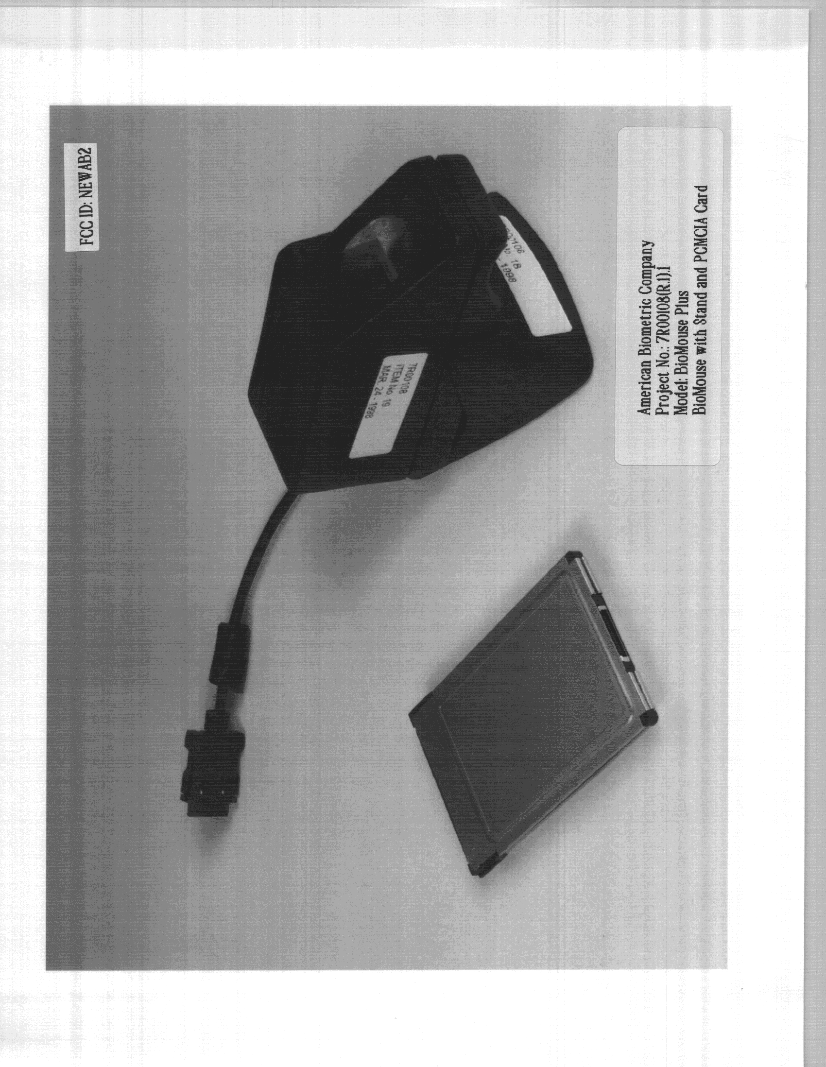 JBP - Part 15 Class B Computing Device Peripheral - FCC ID NEWAB2 - American Biometric Company (2)