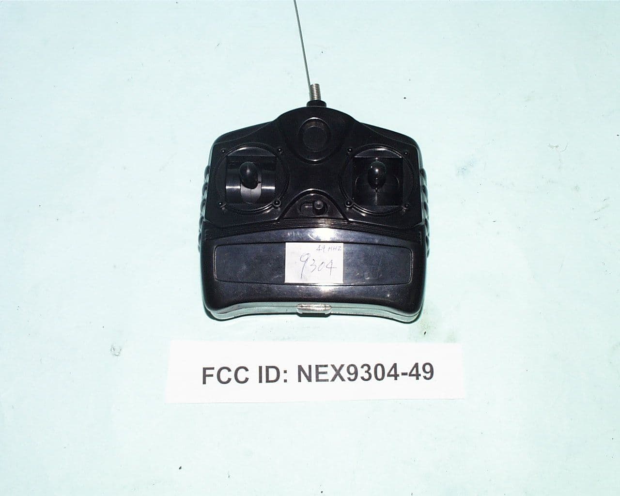 Toy Remote Control - FCC ID NEX9304-49 - Zaptoys International Limited