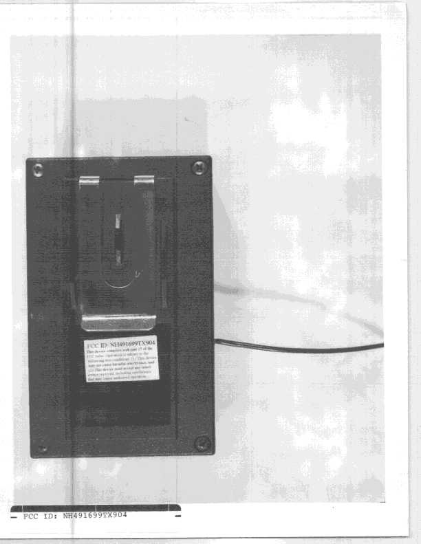 DXX - Part 15 Low Power Communication Device Transmitter - FCC ID NH491699TX904 - Xwire (2)