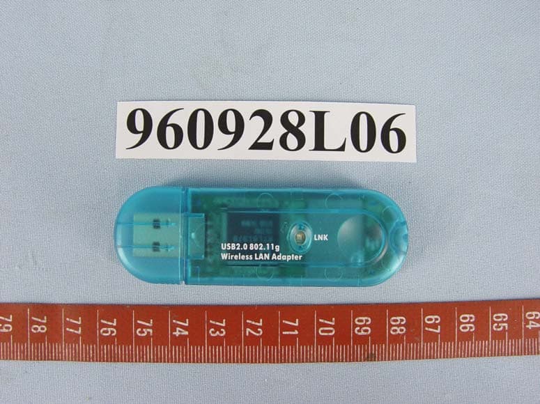 802.11g Wireless USB 2.0 Adapter - FCC ID NHPWLG1502D - Cameo Communications Inc