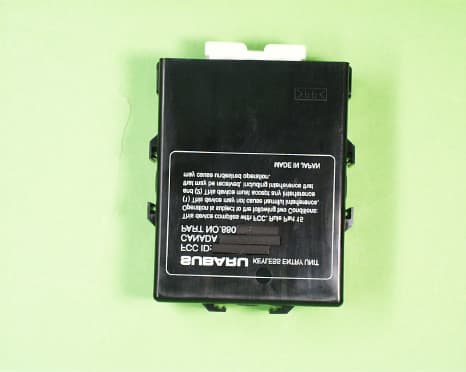 Receiver for Keyless Entry System - FCC ID NHVVG1U118 - Tohoku Alps Co Ltd