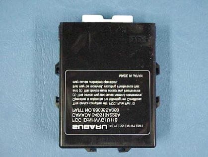 keyless entry system receiver - FCC ID NHVWG1U713 - Tohoku Alps Co Ltd