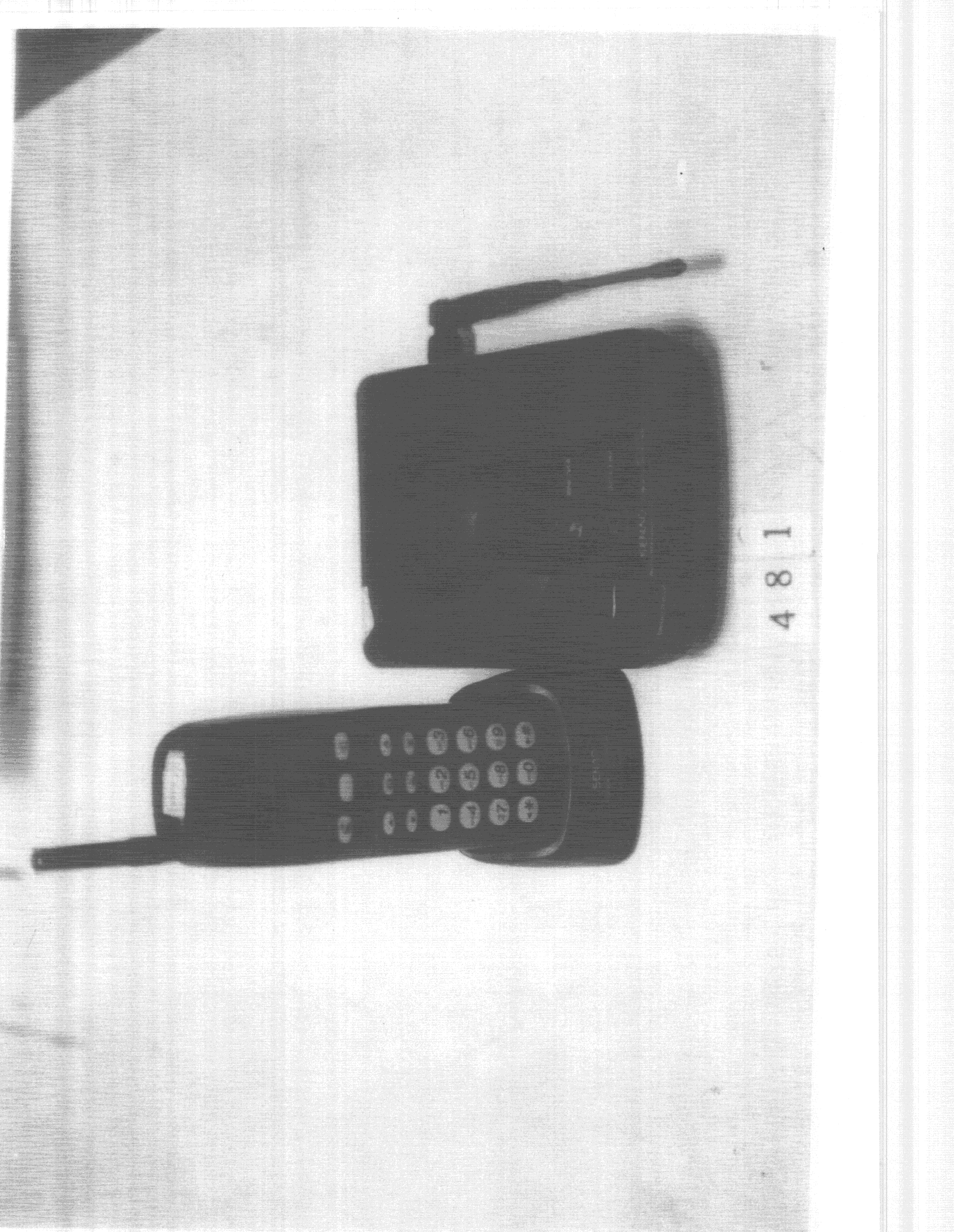 900 MHz cordless phone - FCC ID NI302050010000 - Senao International Co Ltd