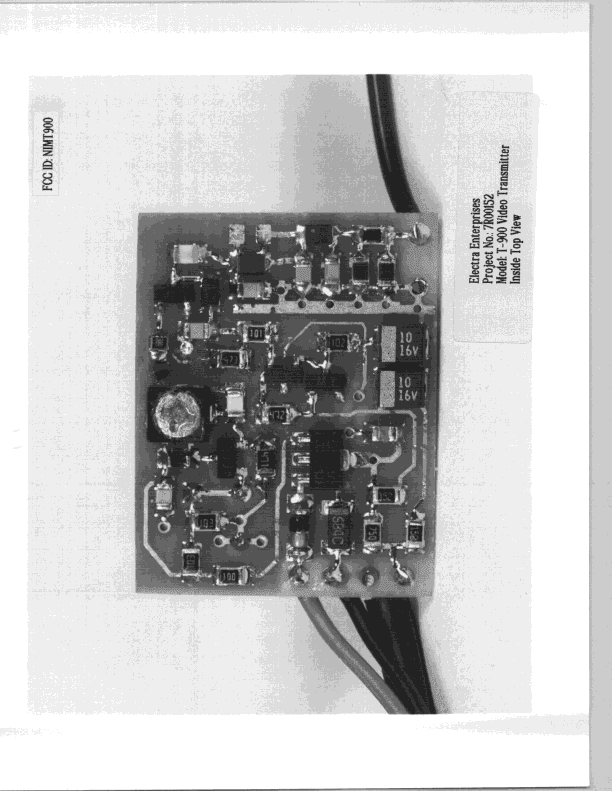 Small Video Transmitter - FCC ID NIMT900 - Electra Enterprises (2)