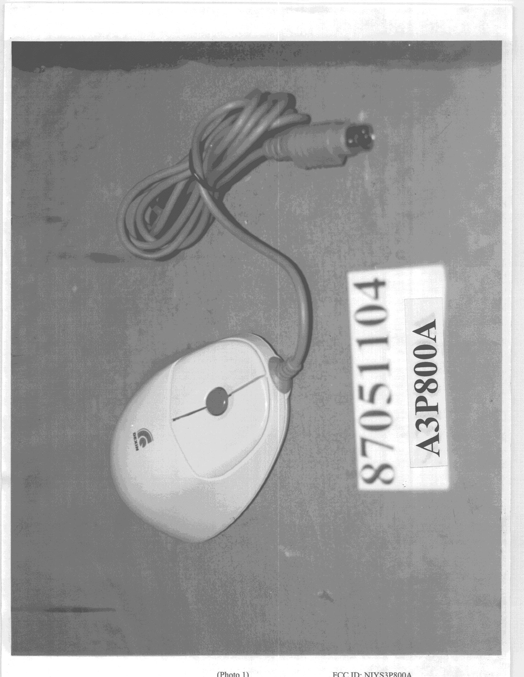 JBP - Part 15 Class B Computing Device Peripheral - FCC ID NIYS3P800A - Dexin Corp