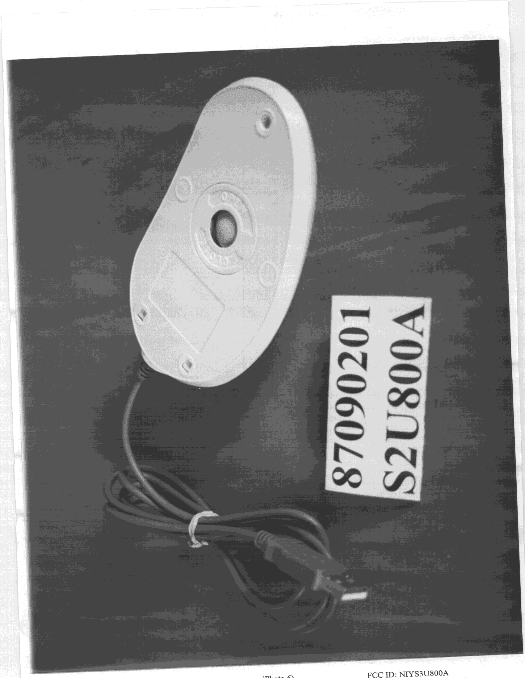 USB Mouse - FCC ID NIYS3U800A - Dexin Corp (4)