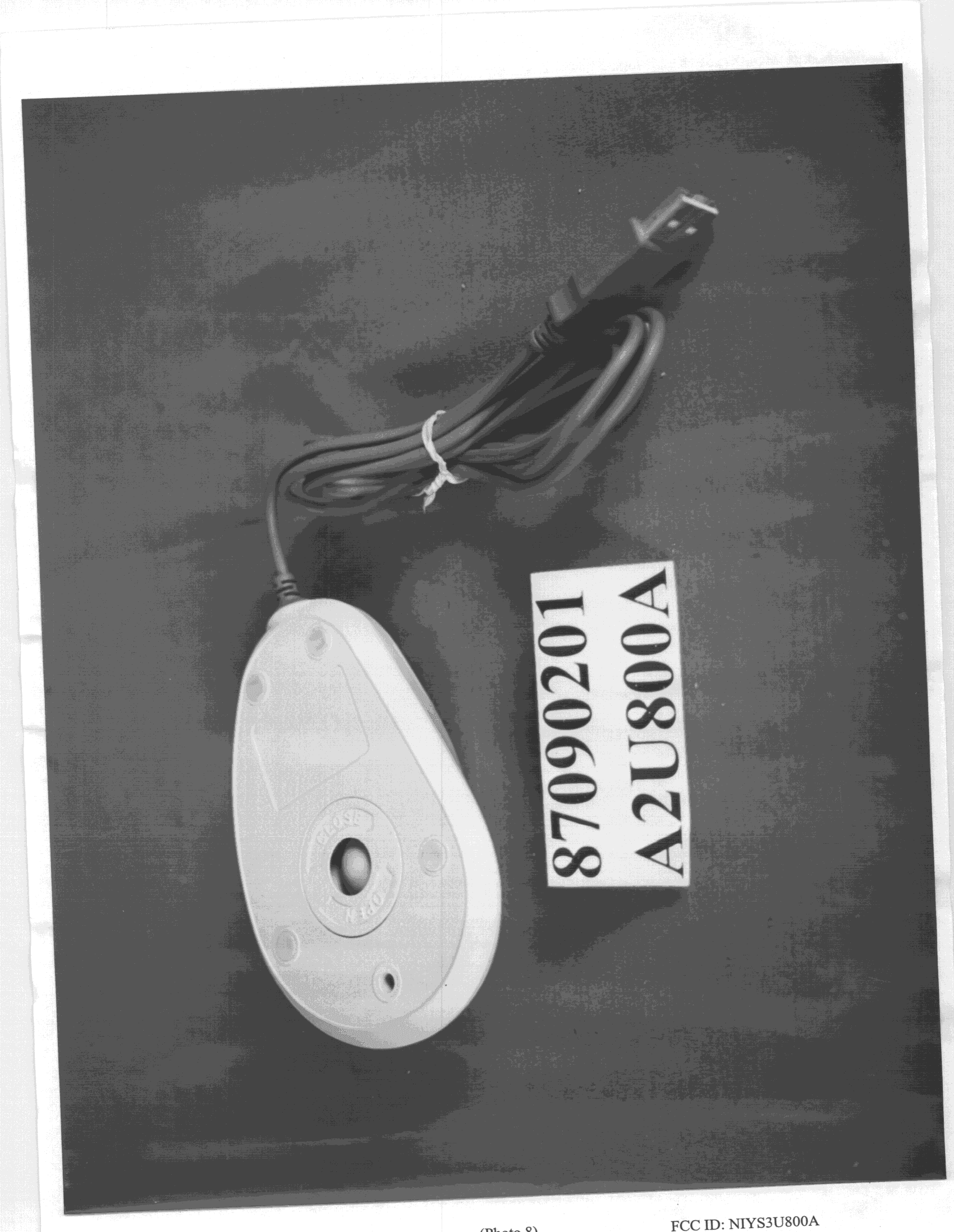 USB Mouse - FCC ID NIYS3U800A - Dexin Corp (1)