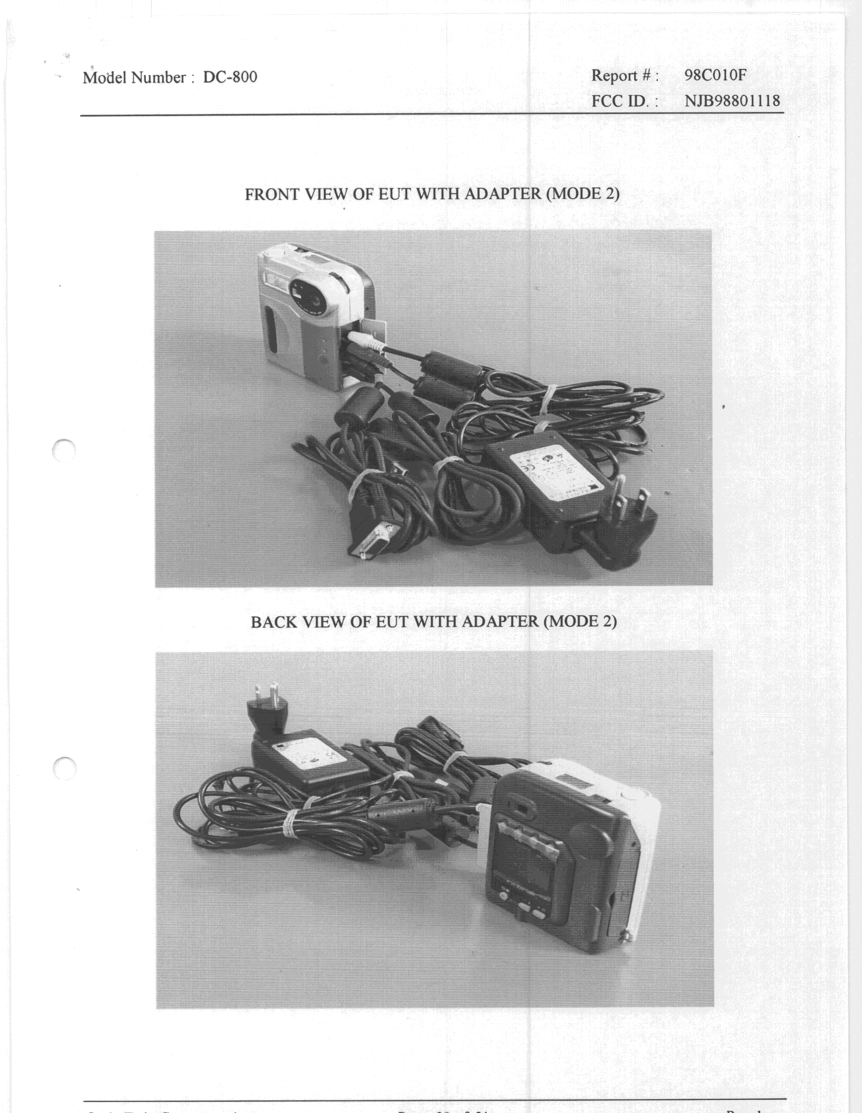 JBP - Part 15 Class B Computing Device Peripheral - FCC ID NJB98801118 - Pretec Corporation